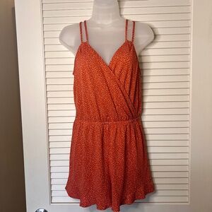 Express Orange Romper | Size: S